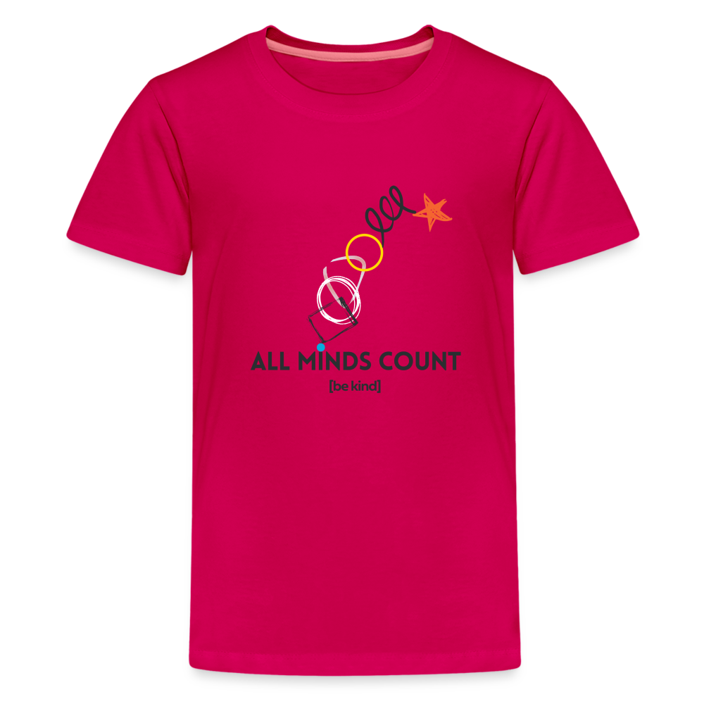 Kid's tee - dark pink