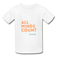 All Minds Count Unisex Tri-Blend T-Shirt - white