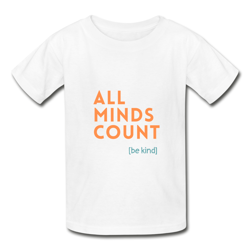 All Minds Count Unisex Tri-Blend T-Shirt - white