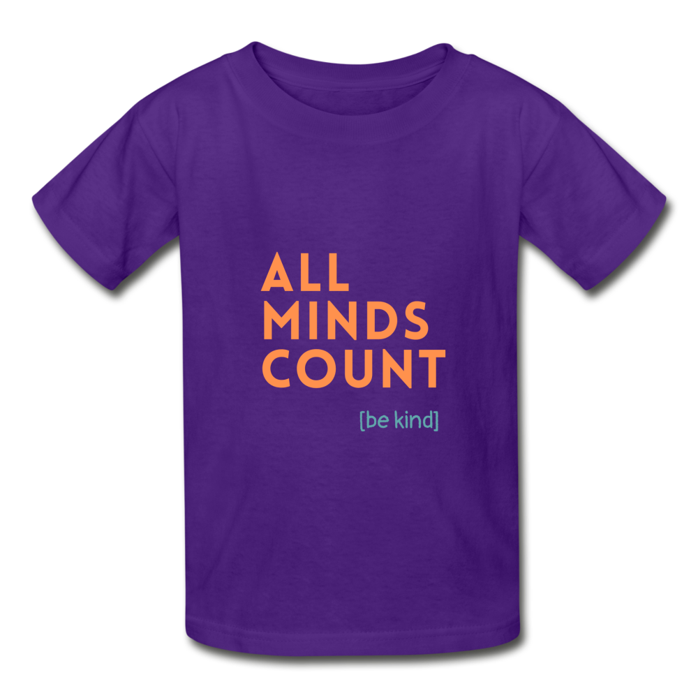 All Minds Count Unisex Tri-Blend T-Shirt - purple