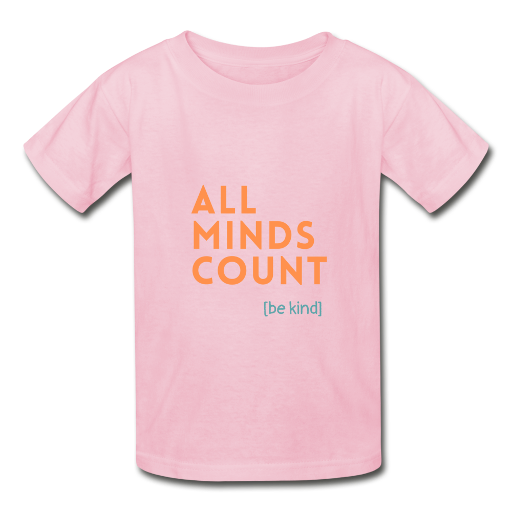 All Minds Count Unisex Tri-Blend T-Shirt - light pink