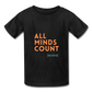 All Minds Count Unisex Tri-Blend T-Shirt - black