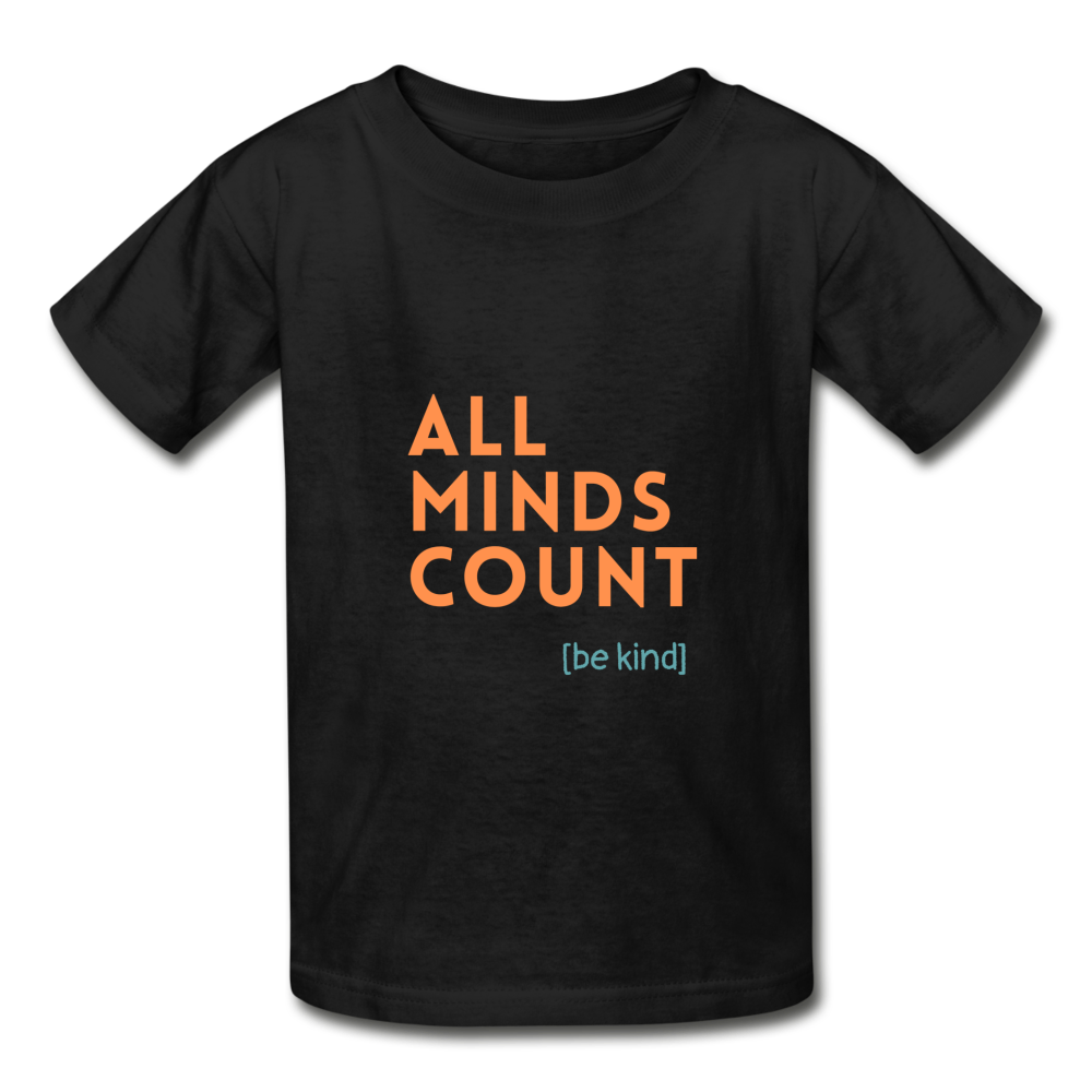 All Minds Count Unisex Tri-Blend T-Shirt - black