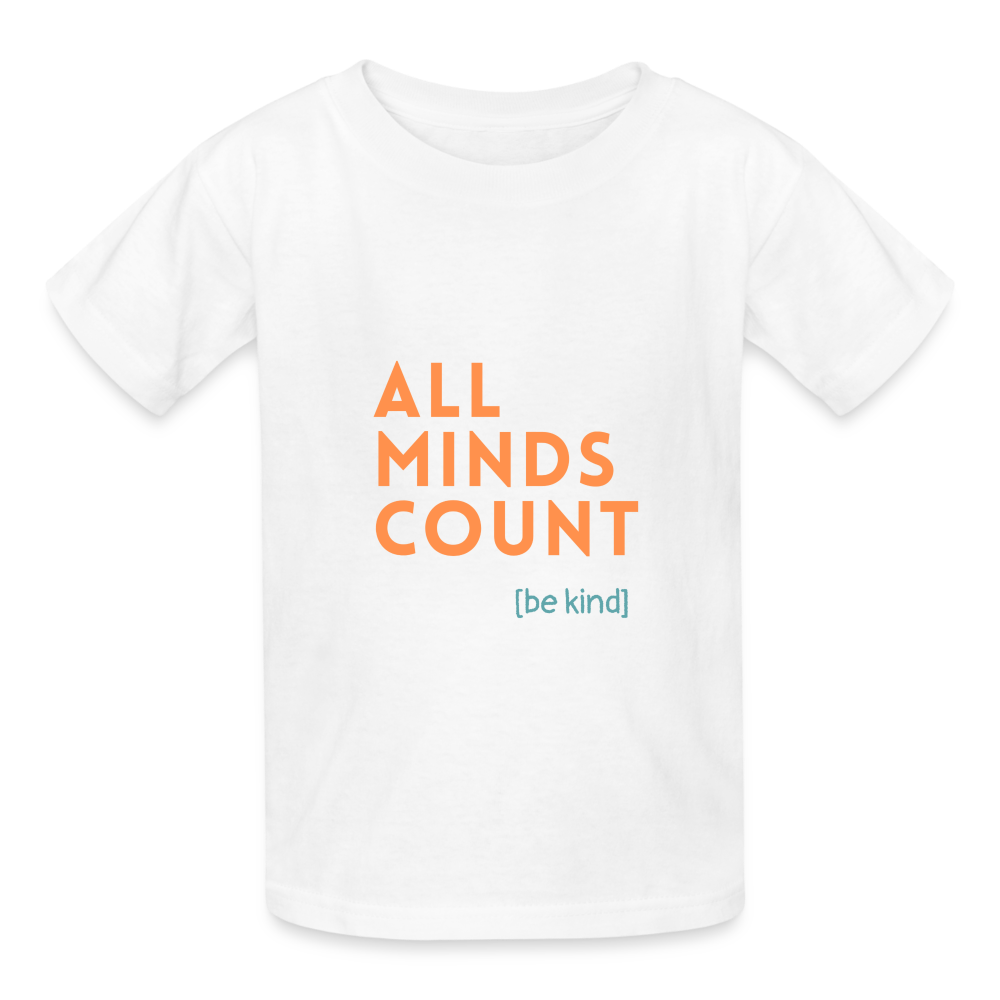 All Minds Count Unisex Tri-Blend T-Shirt - white