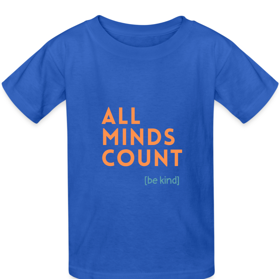 All Minds Count Unisex Tri-Blend T-Shirt - royal blue