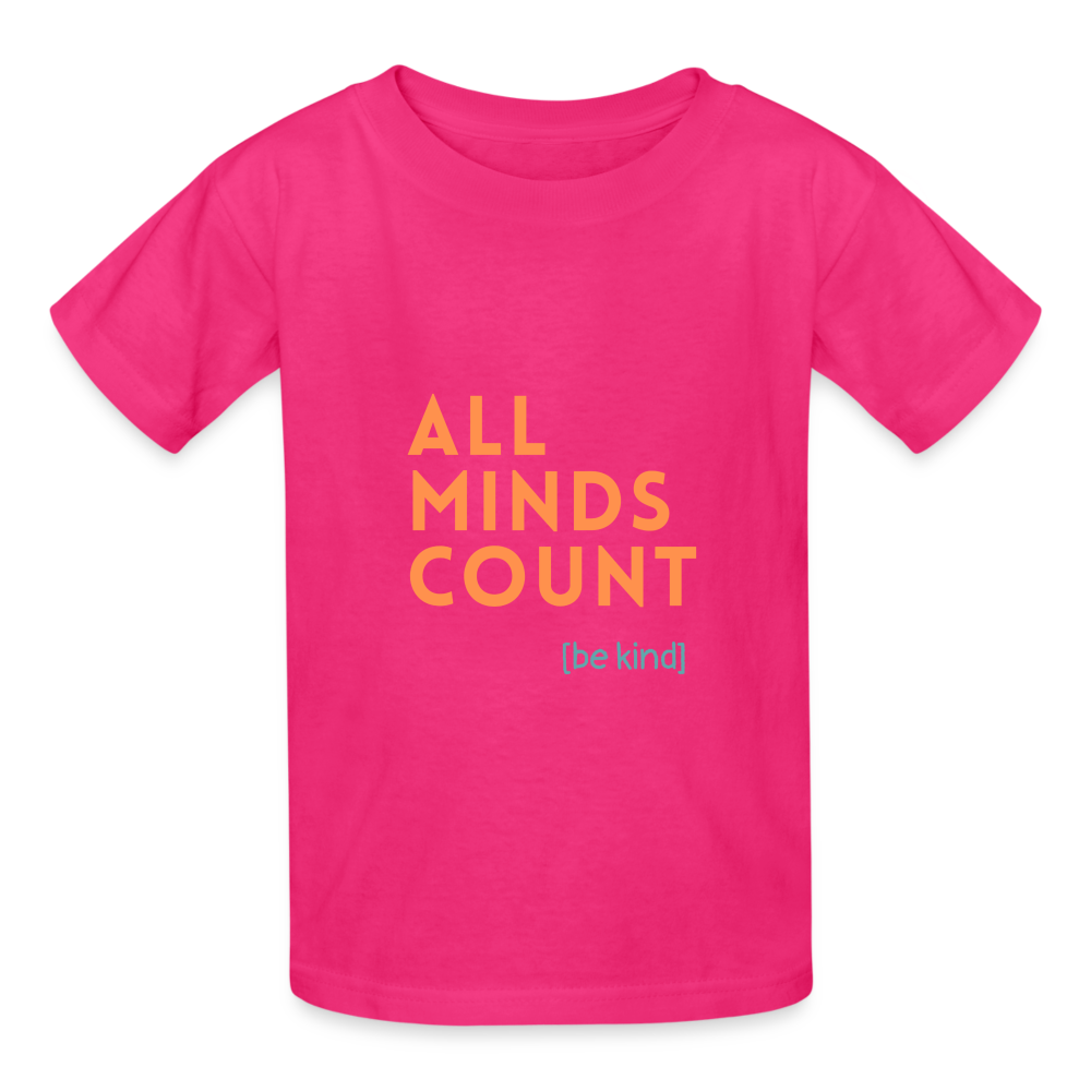 All Minds Count Unisex Tri-Blend T-Shirt - fuchsia